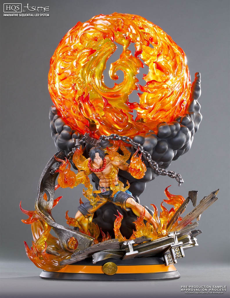 Portgas D. Ace statue by Tsume