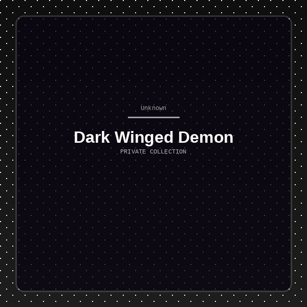 Dark Winged Demon statue by Kami Arts