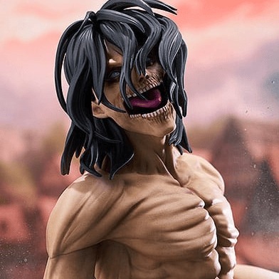 Eren Attack Titan statue by Oniri Creations