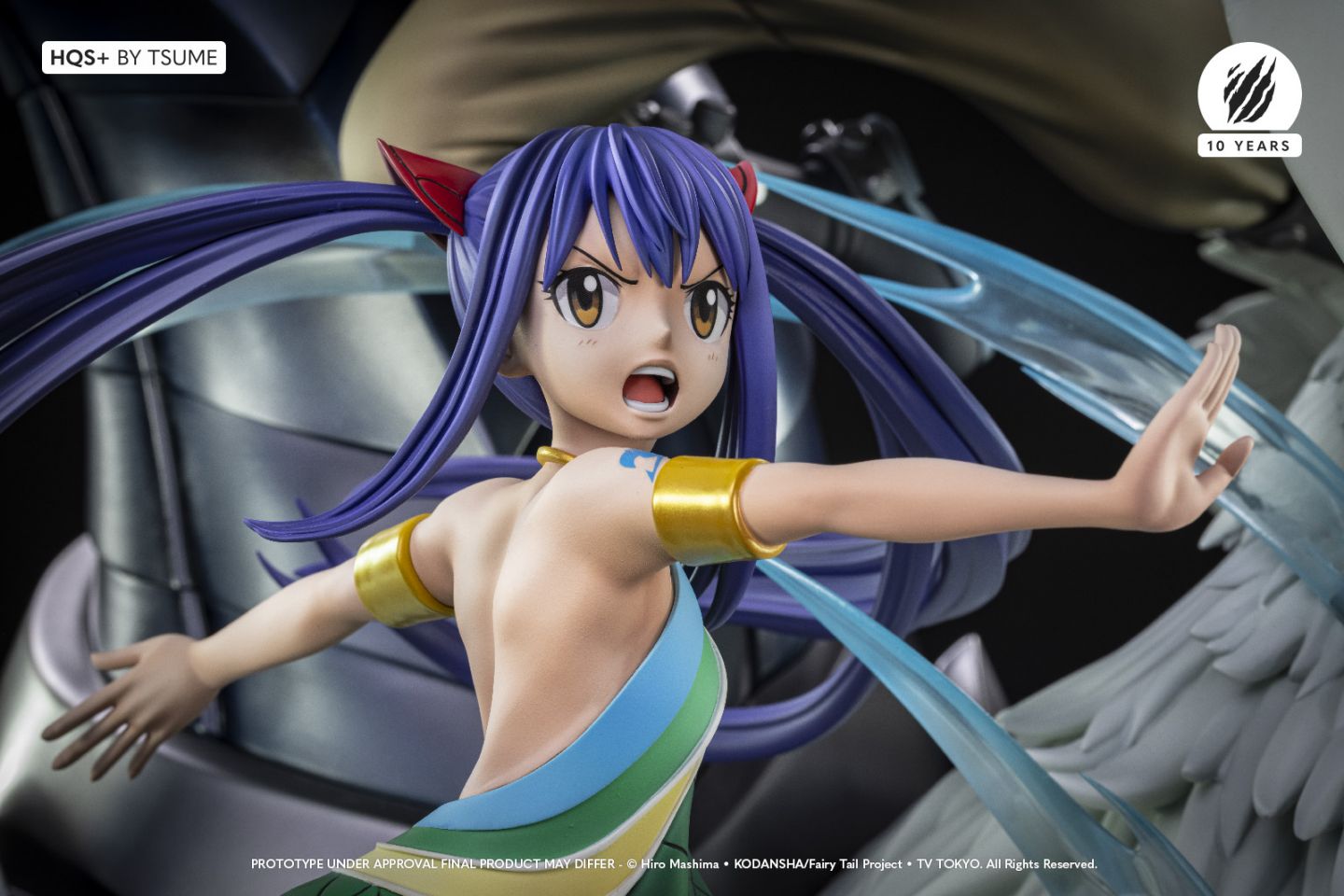 Gajeel & Wendy HQS+ statue by Tsume