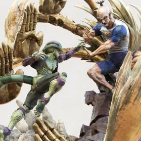 Meruem vs Netero statue by Figurama