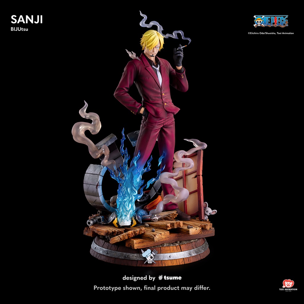 Sanji Black Leg statue by Tsume
