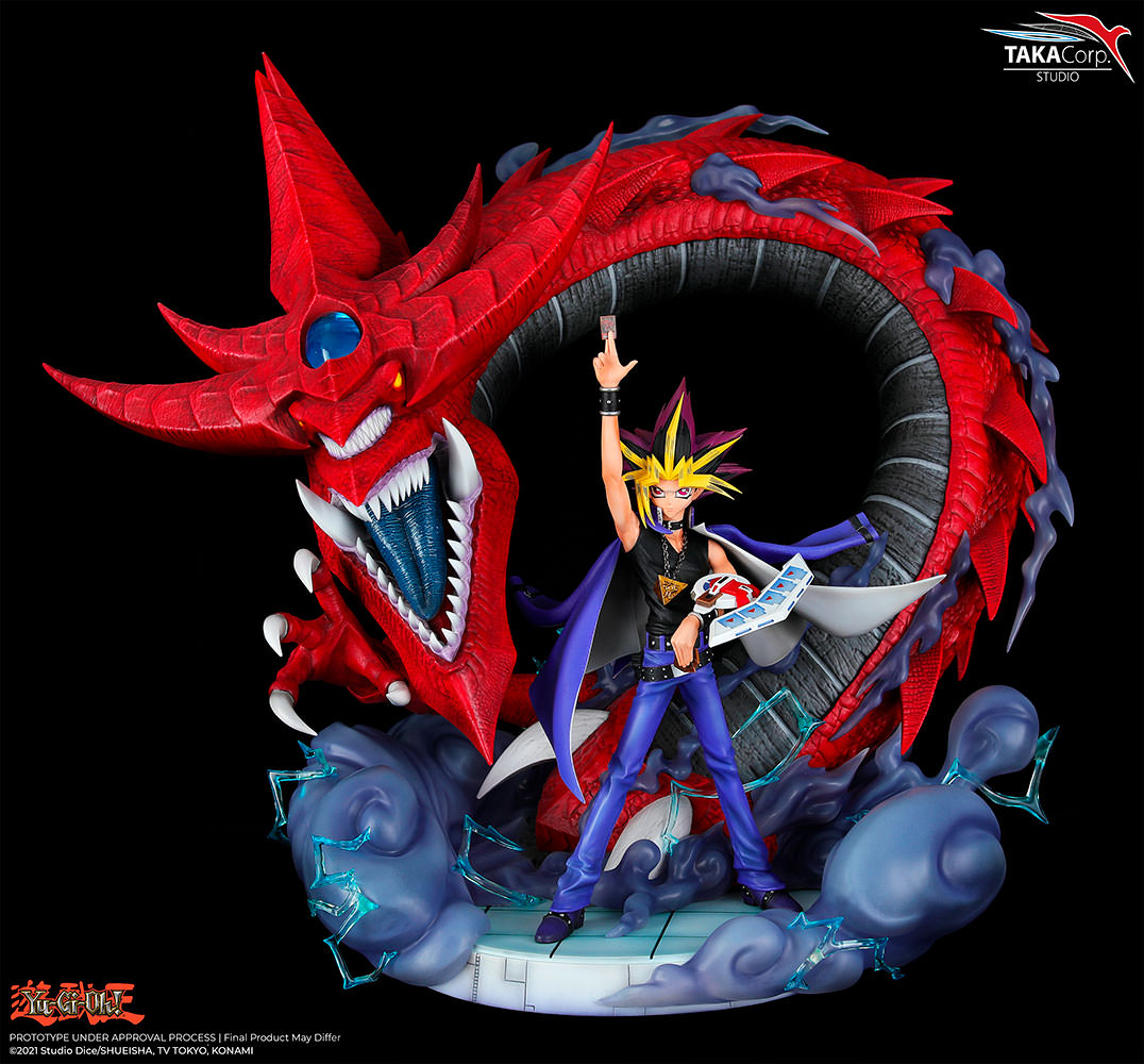 Yami Yugi & Slifer the Sky Dragon statue by Taka Corp