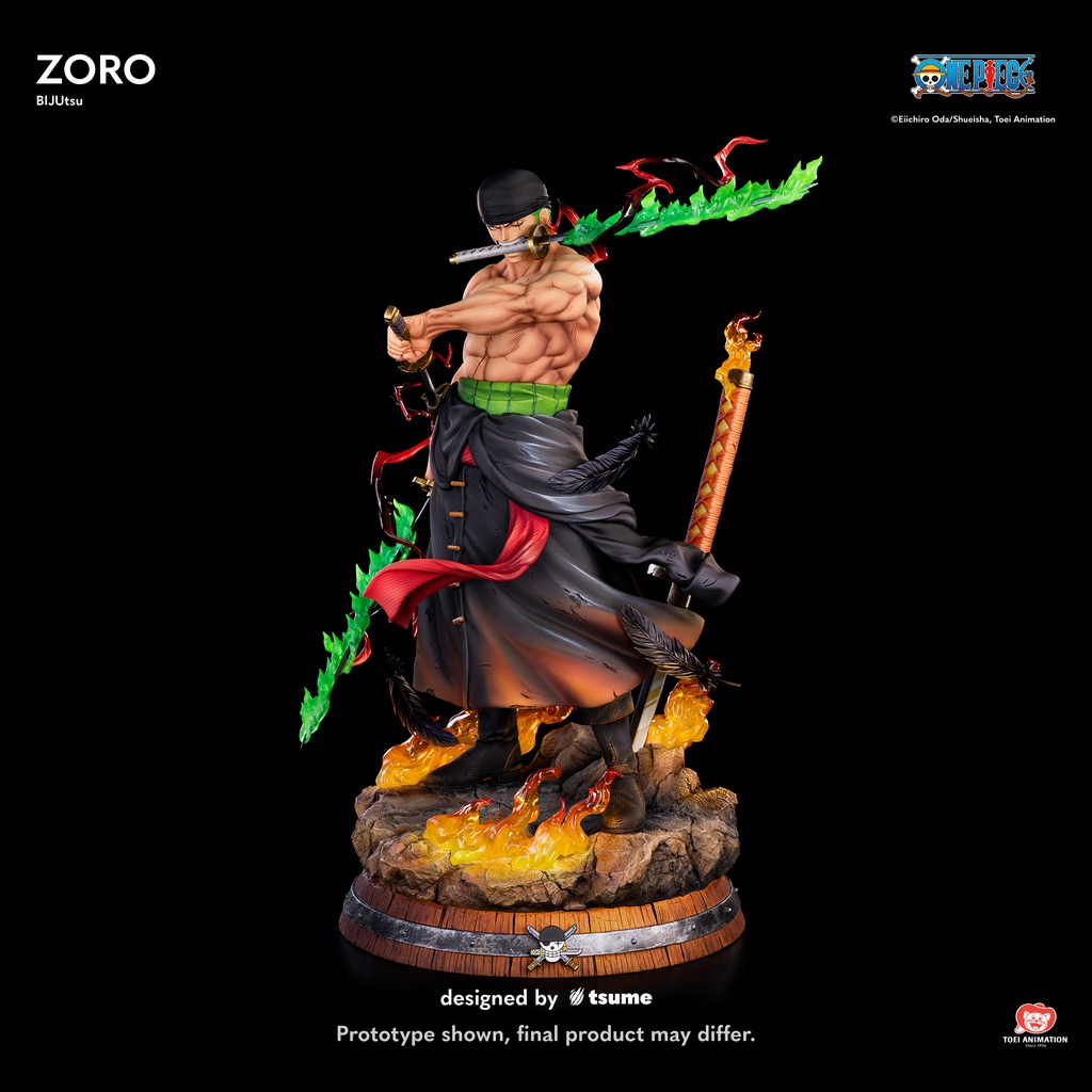 Roronoa Zoro BIJUtsu statue by Tsume